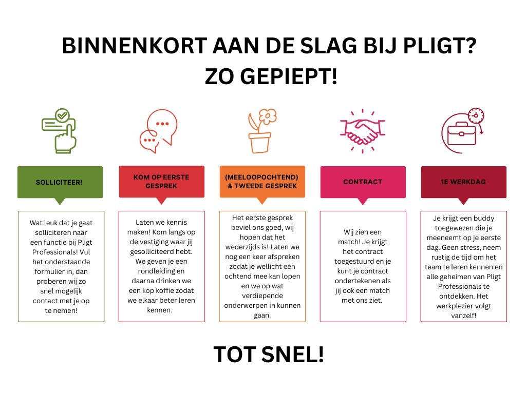 Stappenplan solliciteren Pligt Professionals